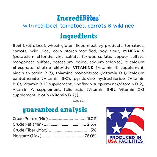 Purina Beneful Small Breed Wet Dog Food Variety Pack, IncrediBites with Real Beef, Chicken or Salmon - Cans