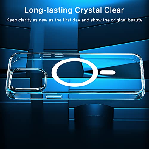 Magnetic Slim Case for iPhone 14 Pro Max Case 6.7", Compatible with MagSafe, Military Grade Drop Shockproof