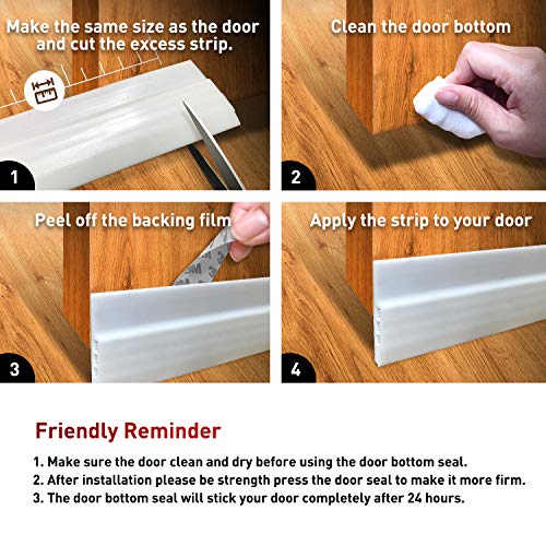 Door Draft Stopper Under Door Draft Blocker Insulator Door Sweep