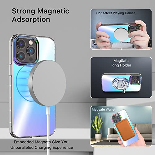 Magnetic Slim Case for iPhone 14 Pro Max Case 6.7", Compatible with MagSafe, Military Grade Drop Shockproof