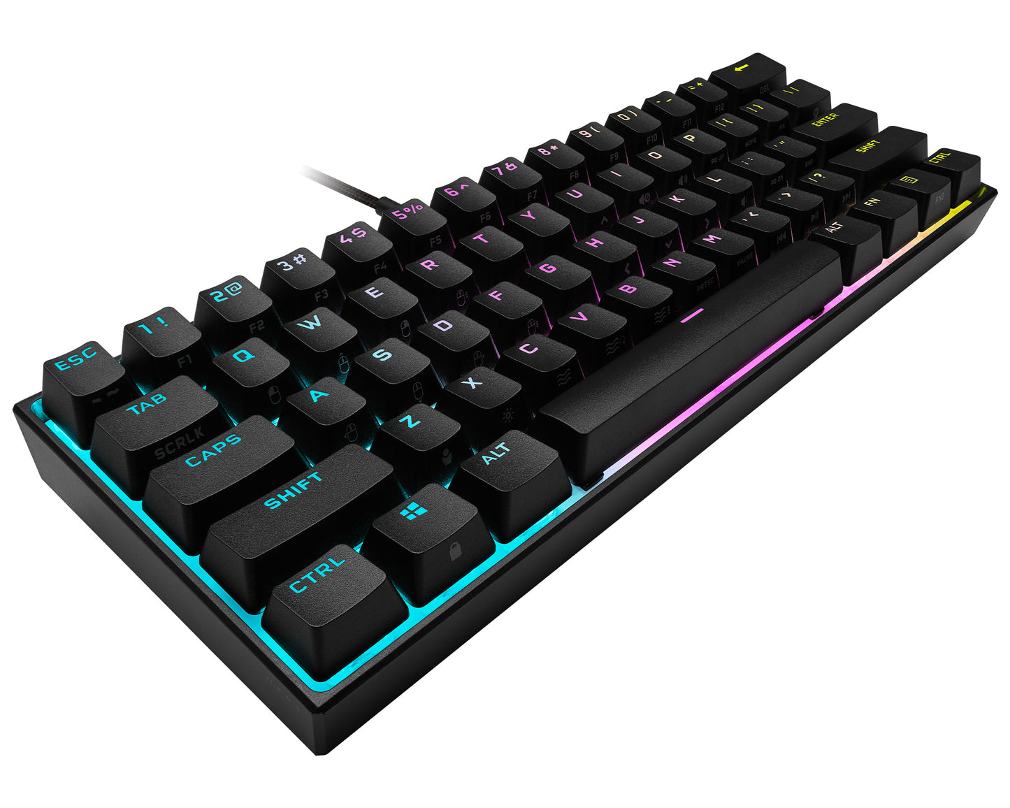 Corsair K65 RGB Mini Mechanical Gaming Keyboard - CHERRY MX Red