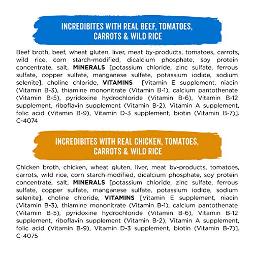 Purina Beneful Small Breed Wet Dog Food Variety Pack, IncrediBites with Real Beef, Chicken or Salmon - Cans