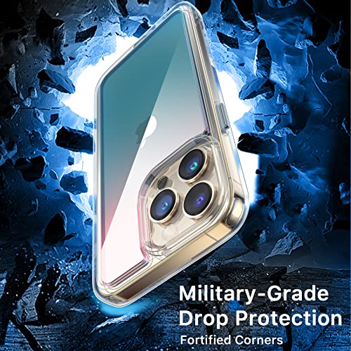Magnetic Slim Case for iPhone 14 Pro Max Case 6.7", Compatible with MagSafe, Military Grade Drop Shockproof