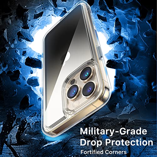 Magnetic Slim Case for iPhone 14 Pro Max Case 6.7", Compatible with MagSafe, Military Grade Drop Shockproof