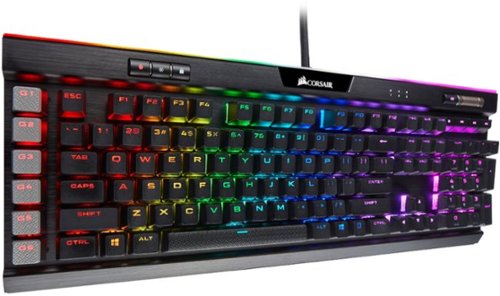 CORSAIR - K95 RGB PLATINUM XT Full-size Wired Mechanical Cherry MX Speed...