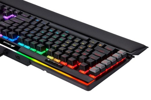 CORSAIR - K95 RGB PLATINUM XT Full-size Wired Mechanical Cherry MX Speed...