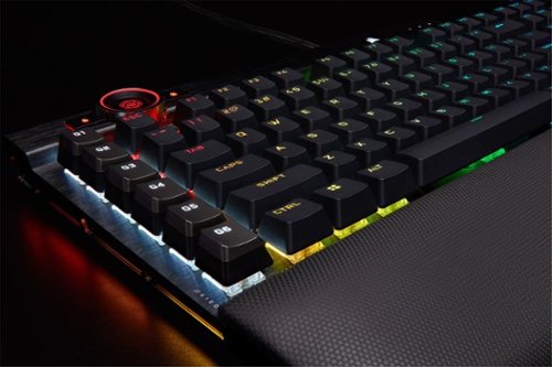 CORSAIR - K100 RGB Full-size Wired Mechanical OPX Linear Switch Gaming...