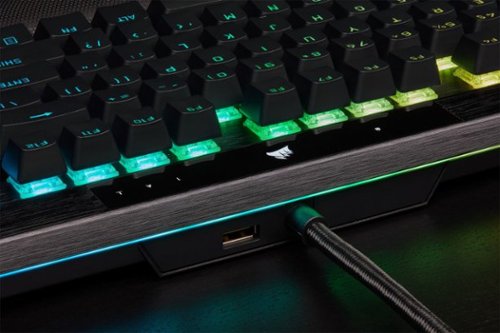 CORSAIR - K100 RGB Full-size Wired Mechanical OPX Linear Switch Gaming...