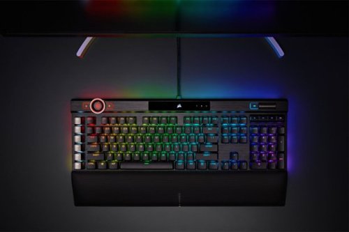 CORSAIR - K100 RGB Full-size Wired Mechanical OPX Linear Switch Gaming...
