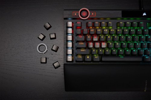 CORSAIR - K100 RGB Full-size Wired Mechanical OPX Linear Switch Gaming...