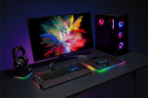CORSAIR - K100 RGB Full-size Wired Mechanical OPX Linear Switch Gaming...