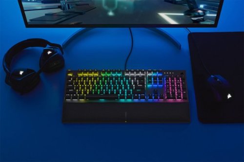 CORSAIR - K60 RGB Pro SE Full-size Wired Mechanical Cherry Viola Linear...