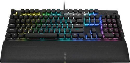 CORSAIR - K60 RGB Pro SE Full-size Wired Mechanical Cherry Viola Linear...