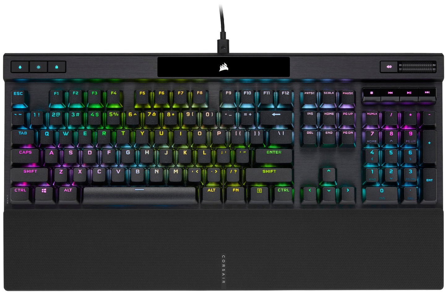 CORSAIR - K70 RGB PRO Full-size Wired Mechanical Cherry MX Speed Linear...