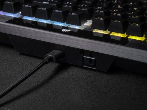 CORSAIR - K70 RGB PRO Full-size Wired Mechanical Cherry MX Speed Linear...