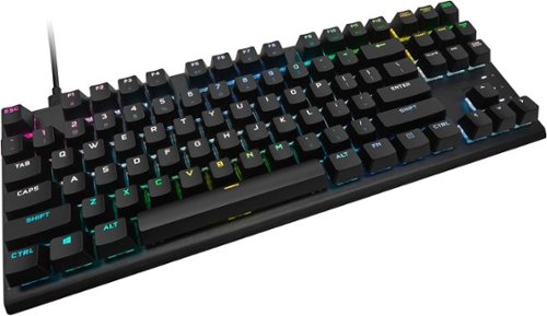 CORSAIR - K60 PRO TKL Wired Optical-Mechanical OPX Linear Switch Gaming...