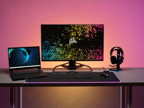 CORSAIR - K100 Air Wireless Full-Size Bluetooth RGB Mechanical Cherry MX...