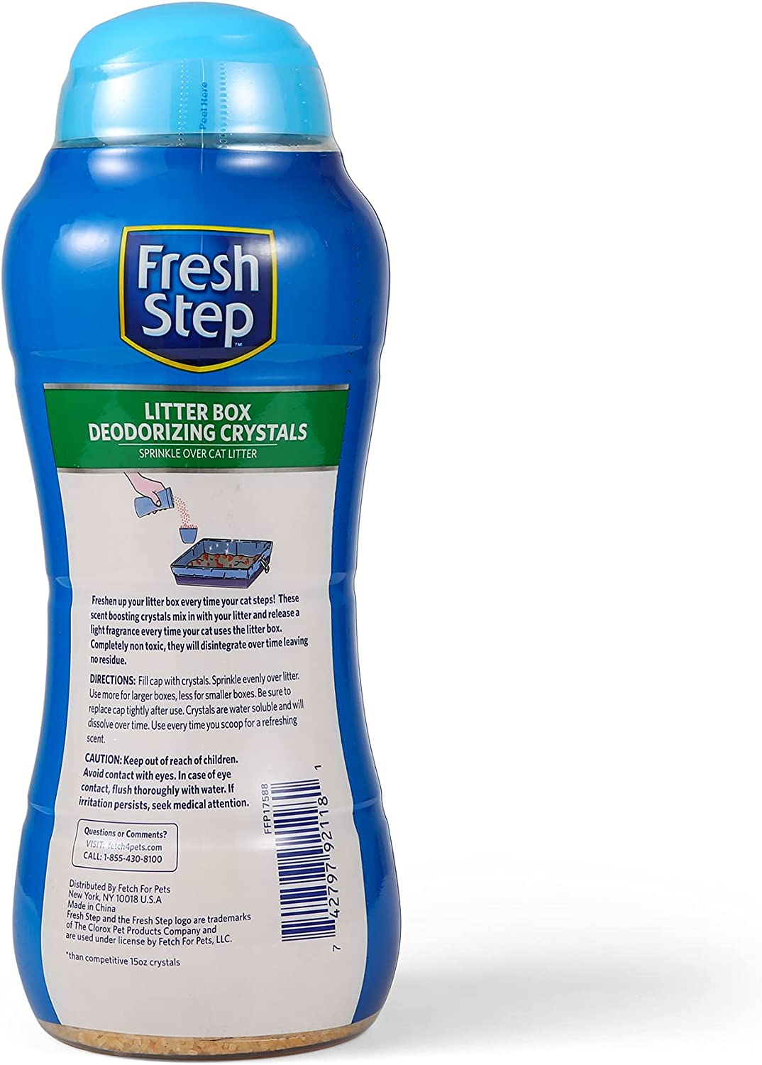 Fresh Step Cat Litter Crystals | Box Deodorizer 70 Ounce - 1 Pack