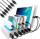 Multi-device charging station 6 Port usb fast charging station
