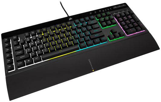 Corsair K55 RGB Pro Gaming Keyboard - Dynamic RGB Backlighting, Six Macro Keys with Elgato Stream Deck Software Integration