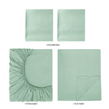 Super Soft High Quality Brushed Microfiber Bed Sheet Set, 3 Piece