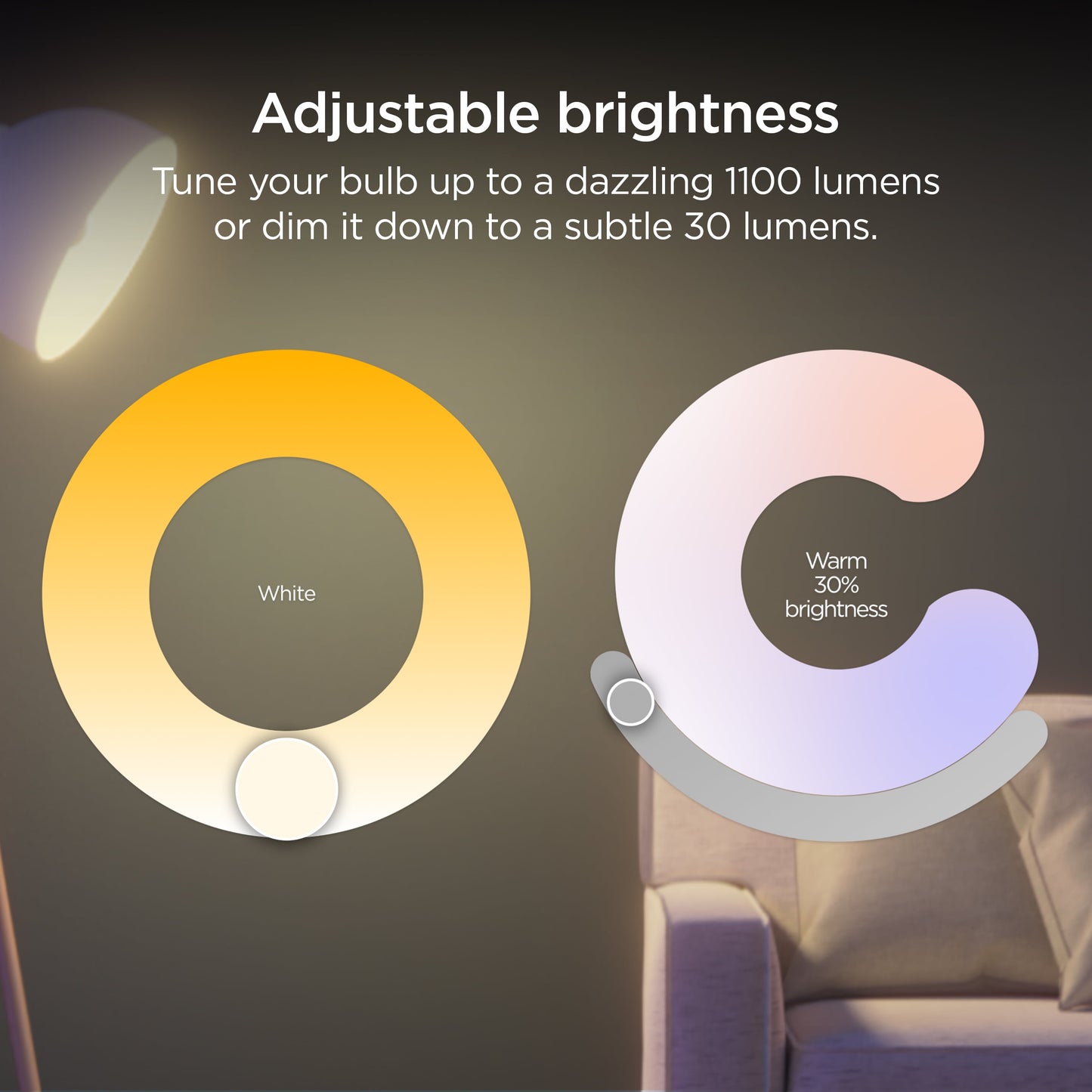 Roku Smart Home Smart Bulb SE (Color) 2-Pack with 16 Million Color Options, 12 Watts