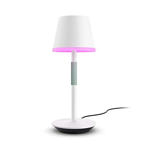 Philips Hue Go Smart Portable Table Lamp, White - White and Color Ambiance