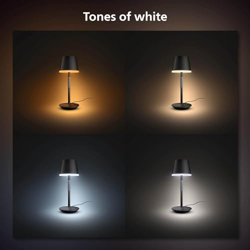 Philips Hue Go Smart Portable Table Lamp, White - White and Color Ambiance