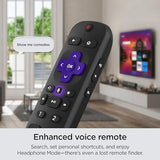 Roku Smart TV-4K HDR RokuTV Enhanced Voice Remote, Brilliant 4K Picture, Automatic Brightness, & Seamless Streaming – Live Local News, Sports, Family Entertainment