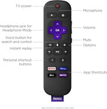 Roku Smart TV-4K HDR RokuTV Enhanced Voice Remote, Brilliant 4K Picture, Automatic Brightness, & Seamless Streaming – Live Local News, Sports, Family Entertainment