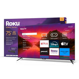 Roku Smart TV-4K HDR RokuTV Enhanced Voice Remote, Brilliant 4K Picture, Automatic Brightness, & Seamless Streaming – Live Local News, Sports, Family Entertainment