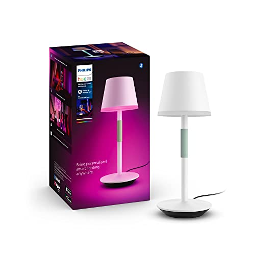 Philips Hue Go Smart Portable Table Lamp, White - White and Color Ambiance