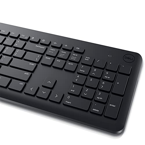 Dell KM3322W Wireless Keyboard and Mouse Combo – 2.4GHz USB Receiver Home & Office (Black)