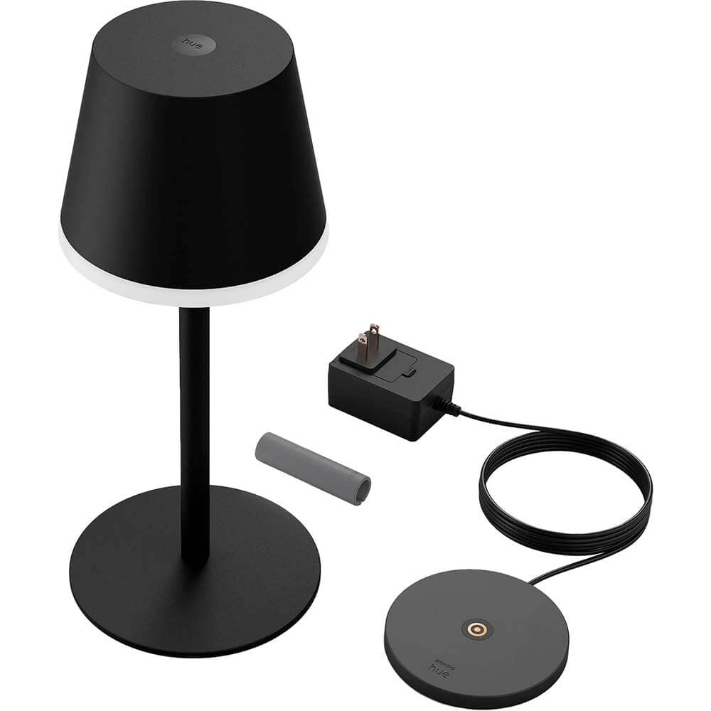 Philips Hue Go Smart Portable Table Lamp, White - White and Color Ambiance