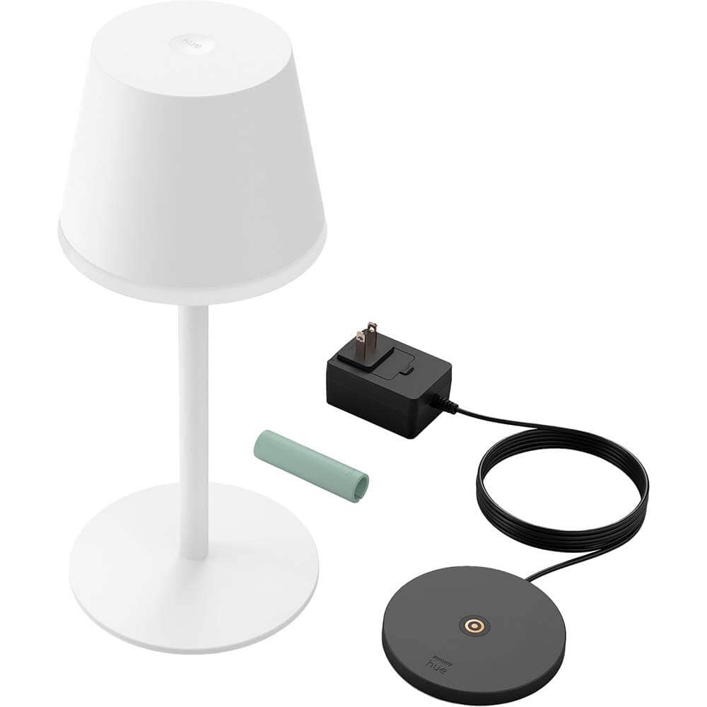 Philips Hue Go Smart Portable Table Lamp, White - White and Color Ambiance