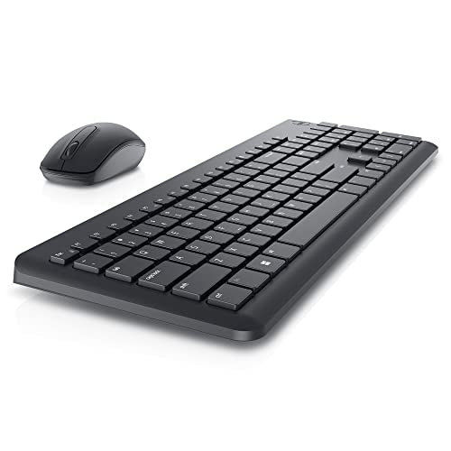 Dell KM3322W Wireless Keyboard and Mouse Combo – 2.4GHz USB Receiver Home & Office (Black)