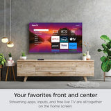 Roku Smart TV-4K HDR RokuTV Enhanced Voice Remote, Brilliant 4K Picture, Automatic Brightness, & Seamless Streaming – Live Local News, Sports, Family Entertainment