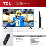 TCL 50-Inch Class S4 4K LED Smart TV with Roku TV