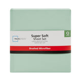 Super Soft High Quality Brushed Microfiber Bed Sheet Set, 3 Piece