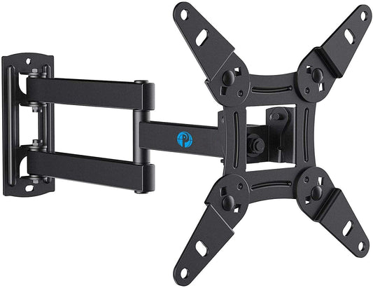 Full Motion TV Monitor Wall Mount Bracket Swivel Tilt
