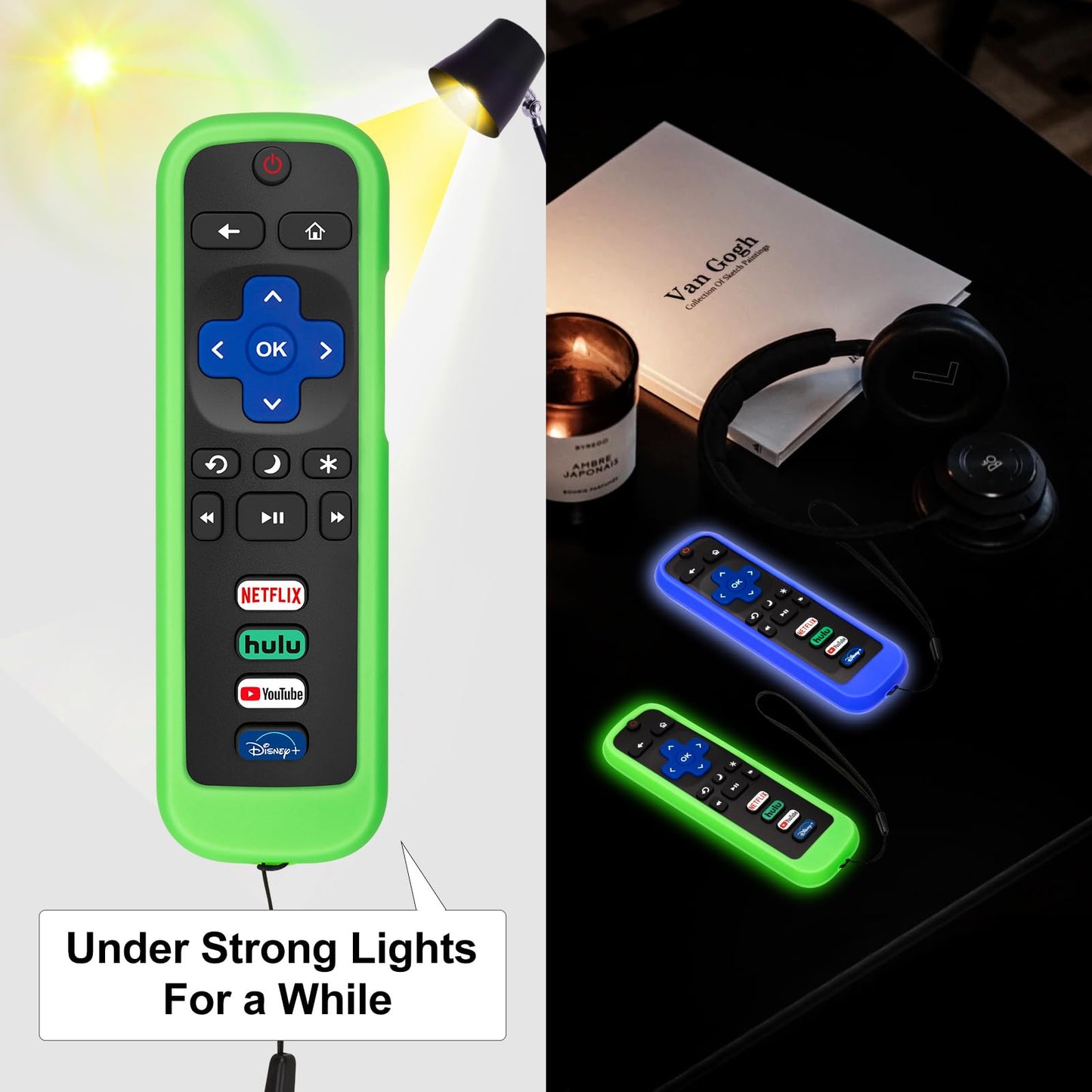 Replacement-Remote-Control for Roku-TV (Pack of 2)