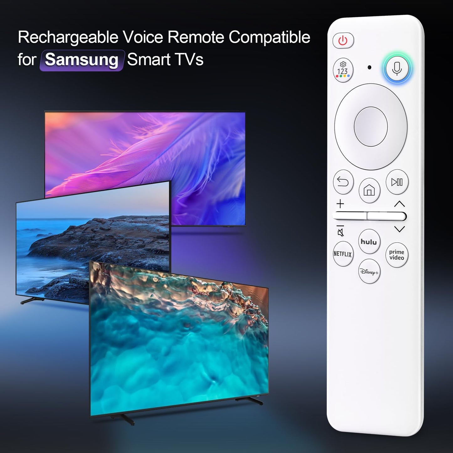 Replacement-Remote-Control for Roku-TV (Pack of 2)