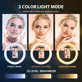 Makeup LED Ring Light 10" with Tripod Stand & Phone Holder