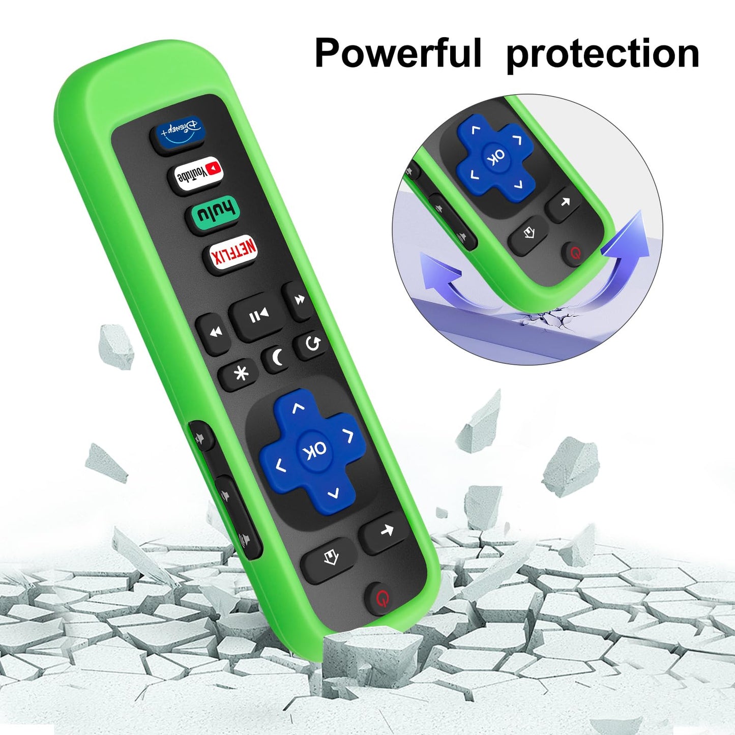Replacement-Remote-Control for Roku-TV (Pack of 2)
