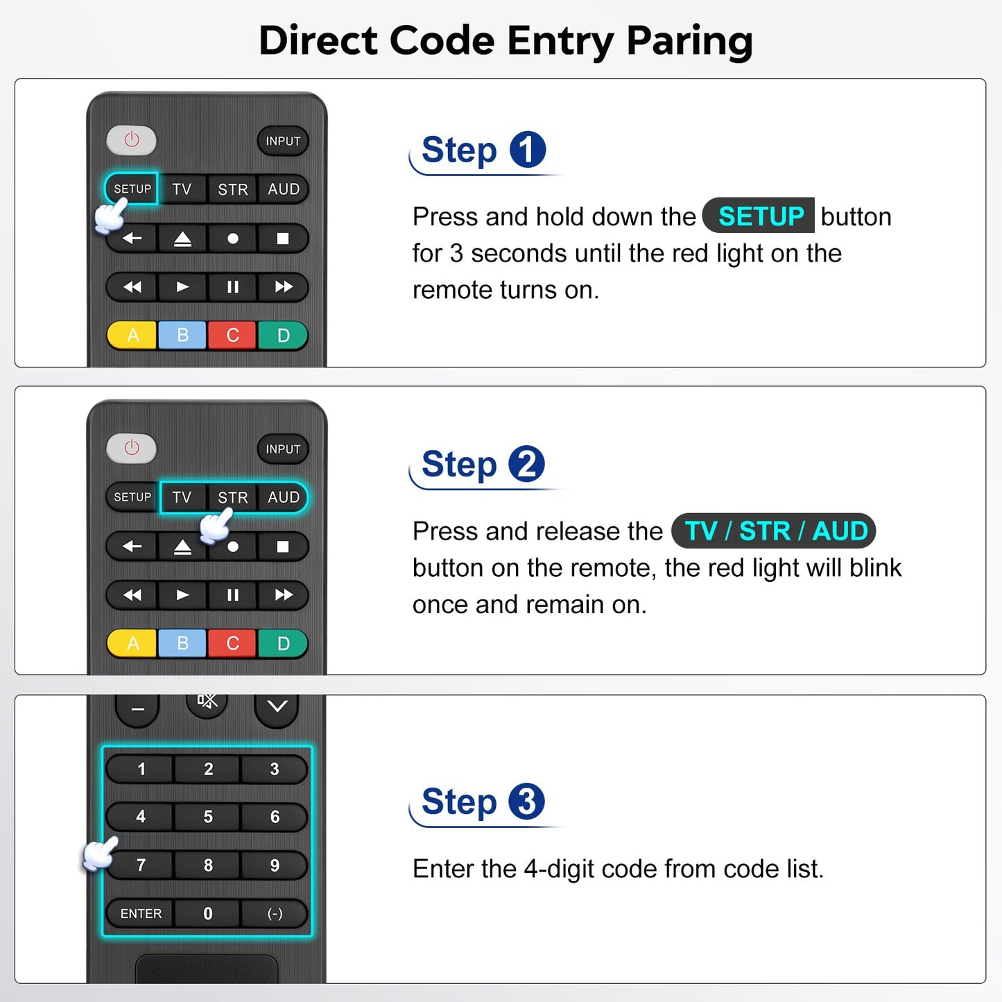 Replacement-Remote-Control for Roku-TV (Pack of 2)