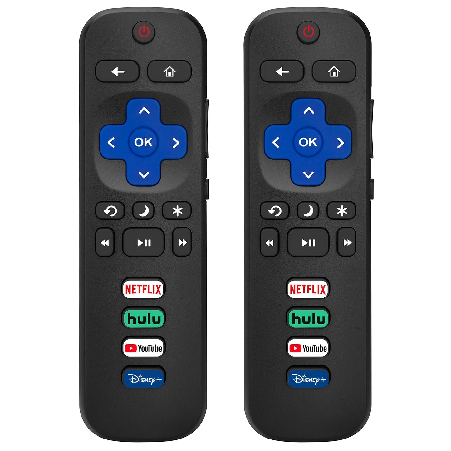 Replacement-Remote-Control for Roku-TV (Pack of 2)