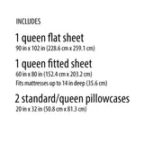 Super Soft High Quality Brushed Microfiber Bed Sheet Set, 3 Piece