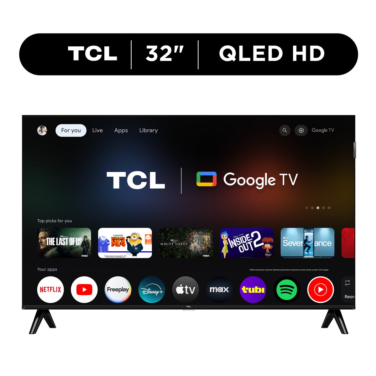 TCL 32" Q21K Series (NEW 2025) 720P HD QLED Smart TV with Google TV – 32Q21K