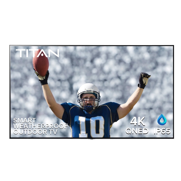 Titan Weatherproof Outdoor TV Full Sun L-300 QNED 4K Smart TV powered by LG WebOS