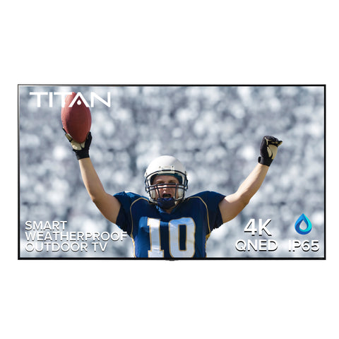 Titan Weatherproof Outdoor TV Full Sun L-300 QNED 4K Smart TV powered by LG WebOS
